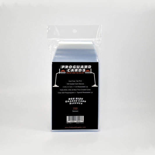 BGS Graded Card Sleeves | Fits BGS & SGC Standard Slabs