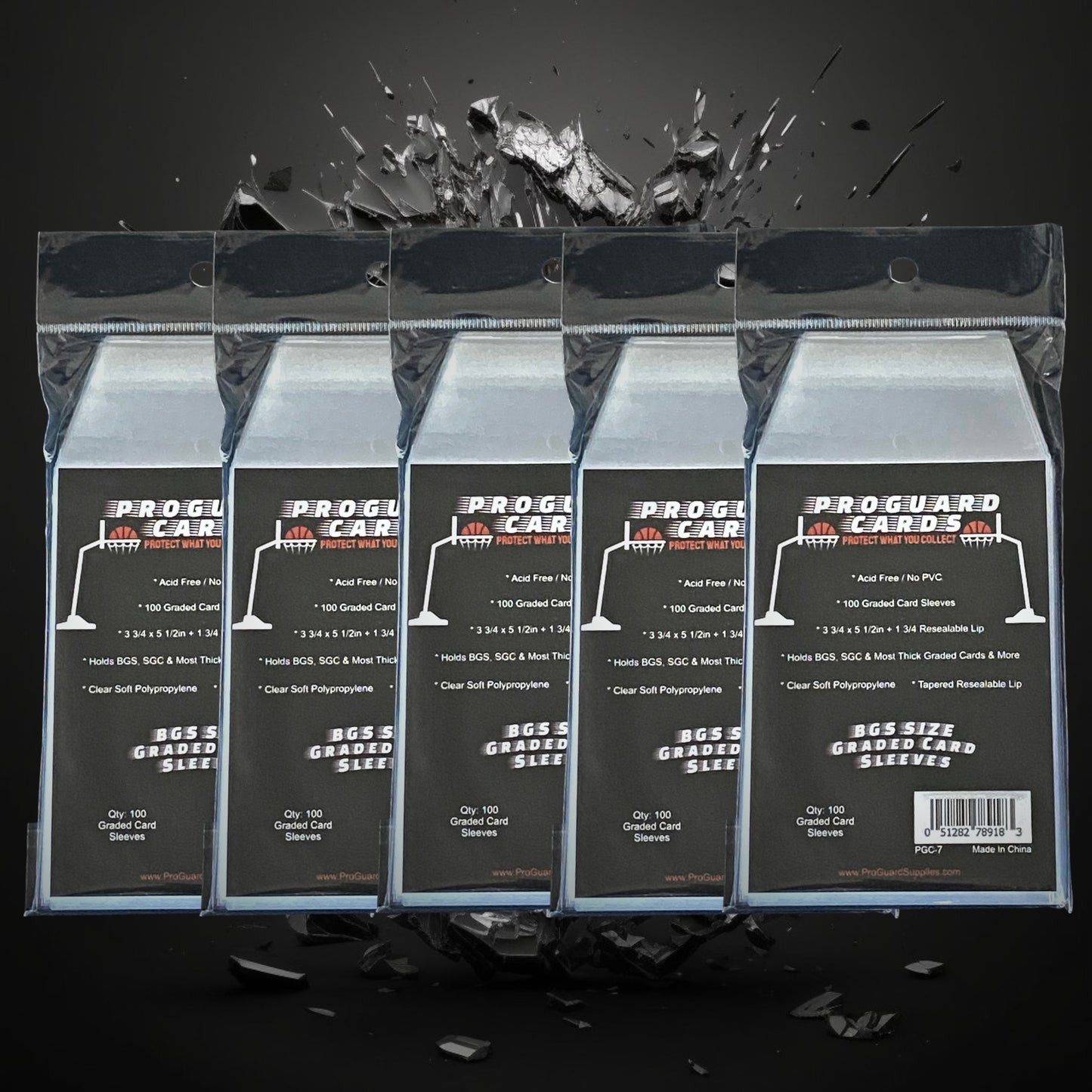 BGS Graded Card Sleeves | Fits BGS & SGC Standard Slabs