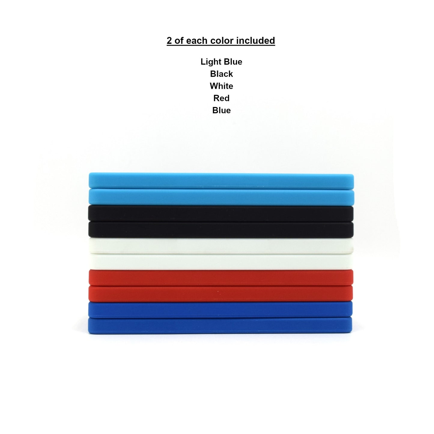 10pk PSA Slab Guards for Standard Graded PSA Slabs 12 Colors - Exact Fit, Matte Finish