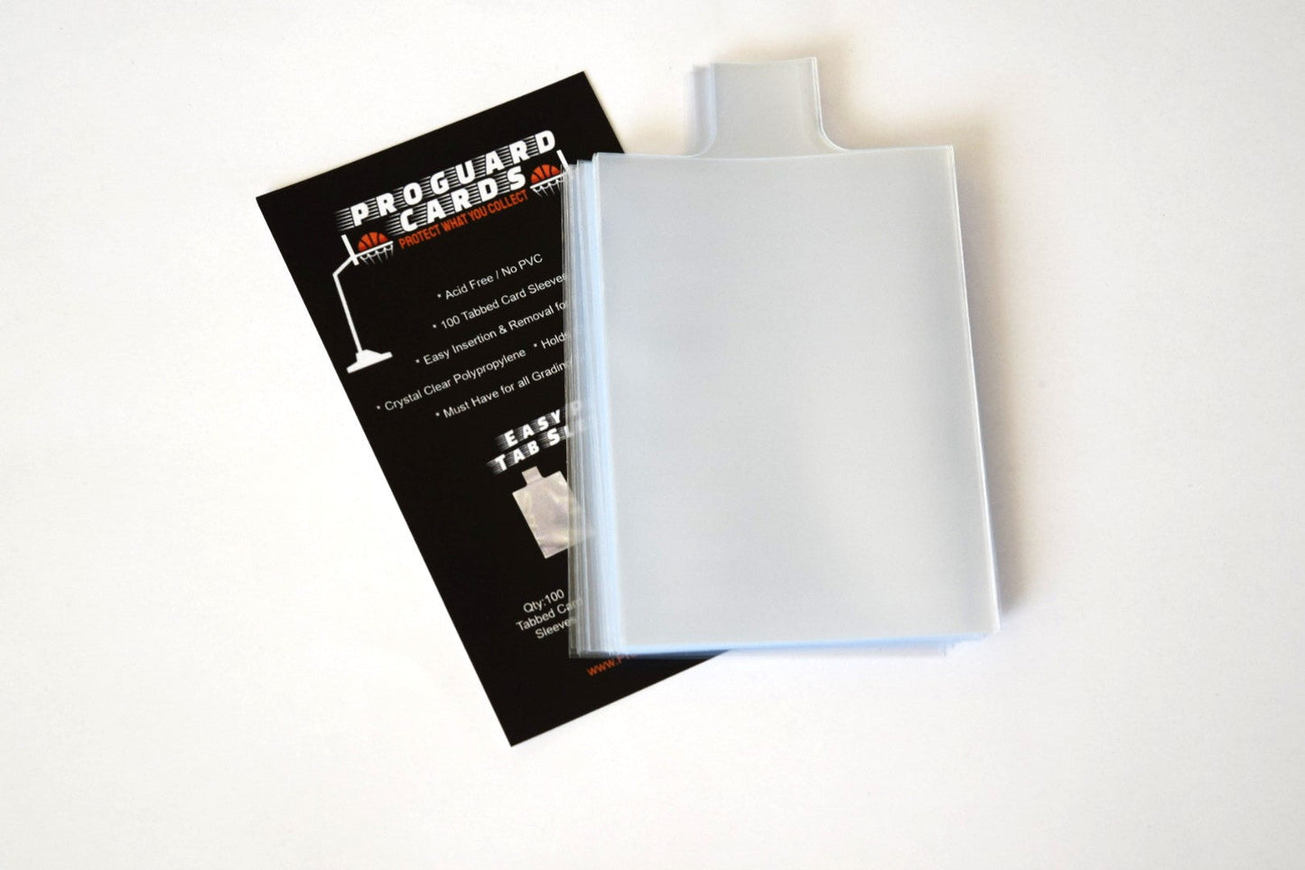 Easy Pull Tabbed Card Sleeves for Top Loaders & Semi Rigid Holders