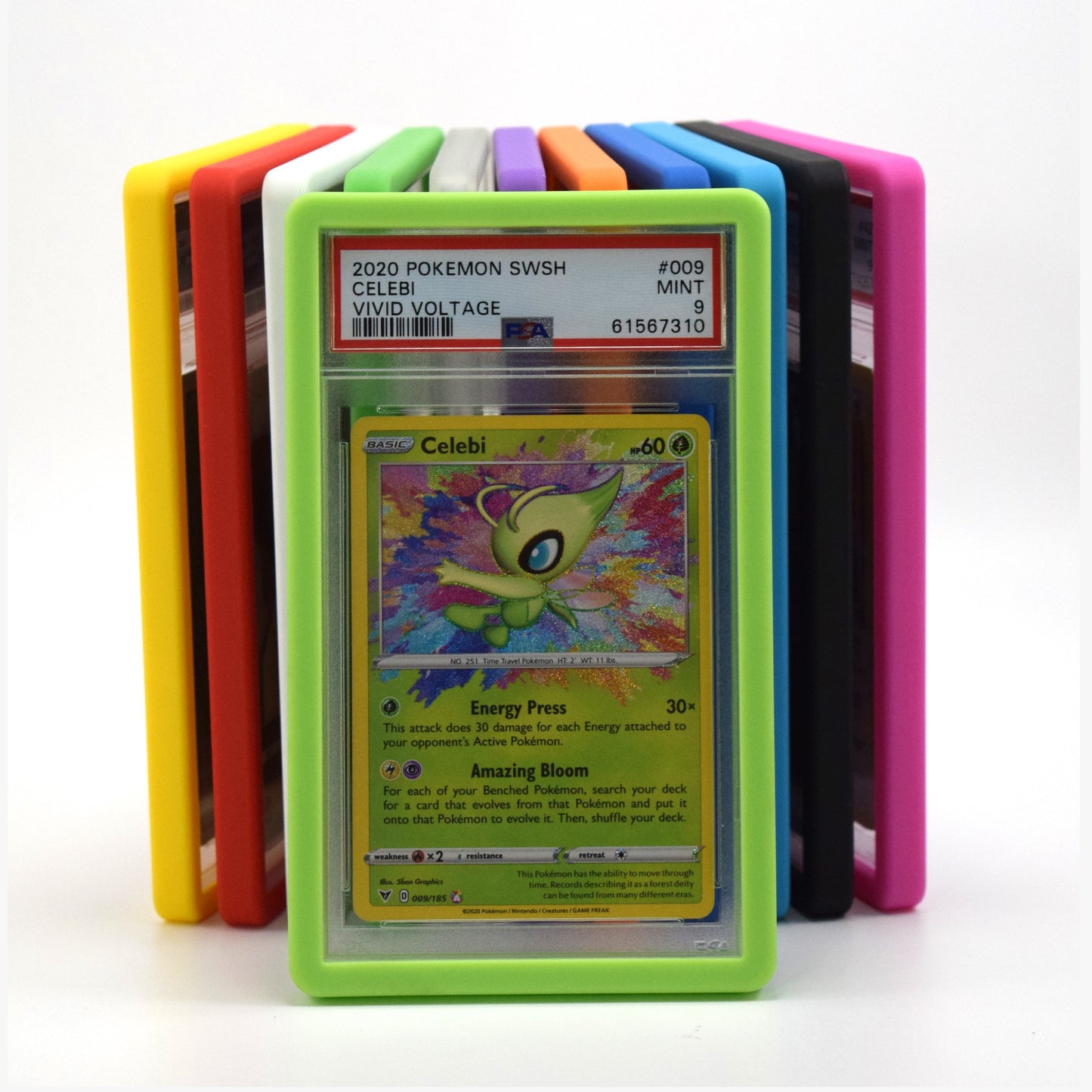 PSA Slab Guard for Standard Graded PSA Slabs 12 Colors - Exact Fit, Matte Finish