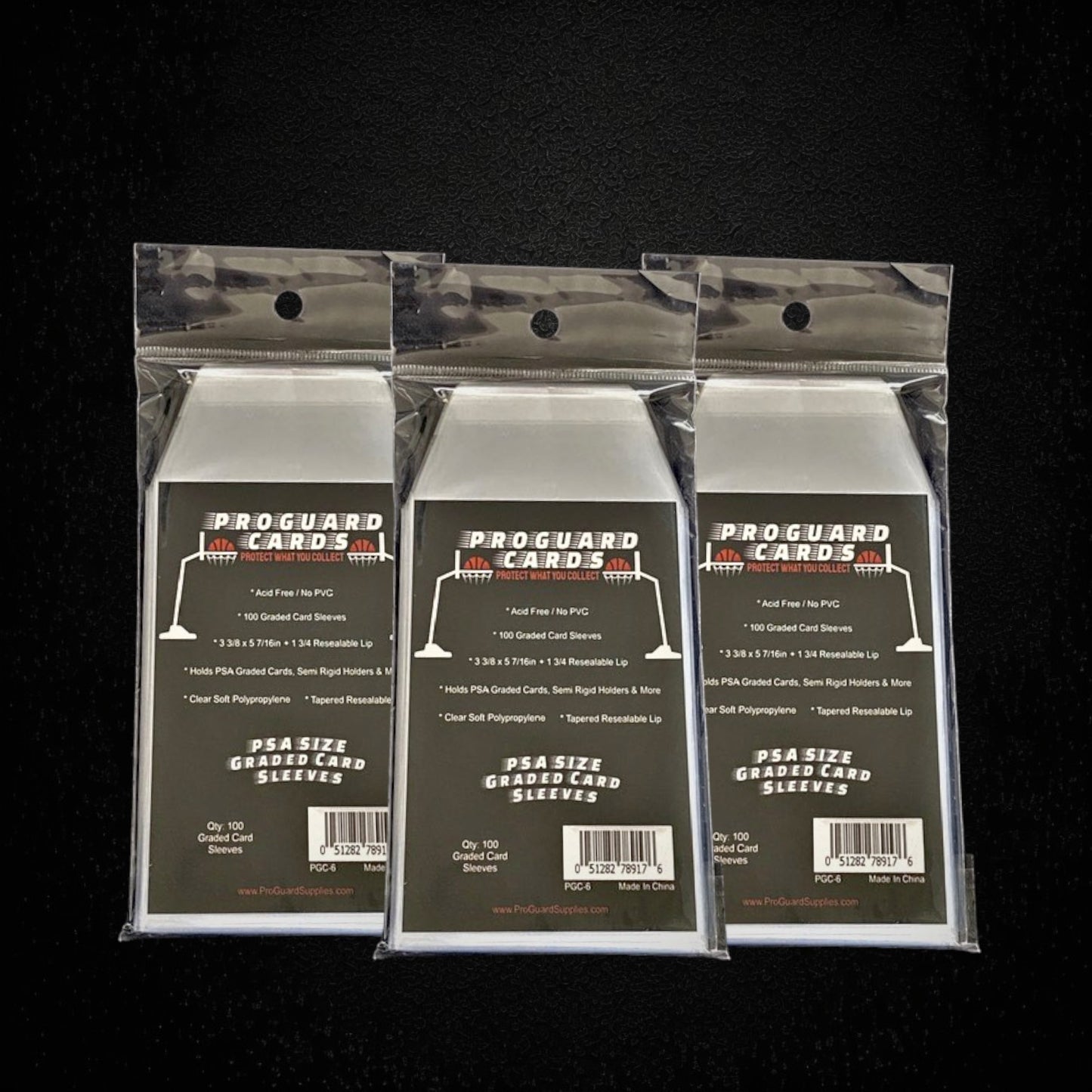 PSA Graded Card Sleeves Perfect Snug Fit for PSA Slabs & More Resealable Lip