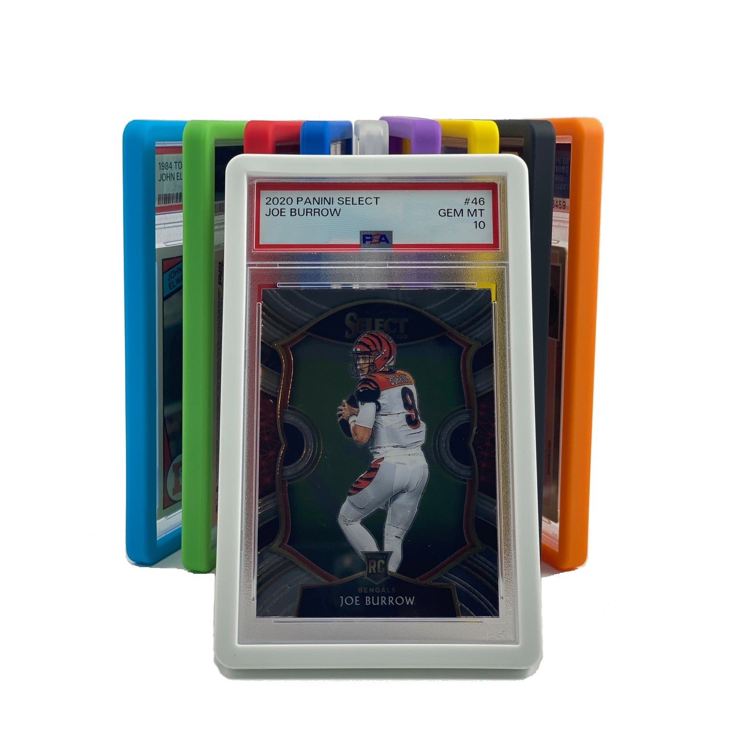 10pk PSA Slab Guards for Standard Graded PSA Slabs 12 Colors - Exact Fit, Matte Finish