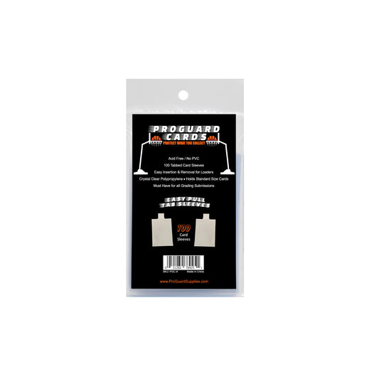 Easy Pull Tabbed Card Sleeves for Top Loaders & Semi Rigid Holders