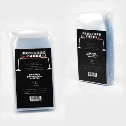 PSA Graded Card Sleeves Perfect Snug Fit for PSA Slabs & More Resealable Lip