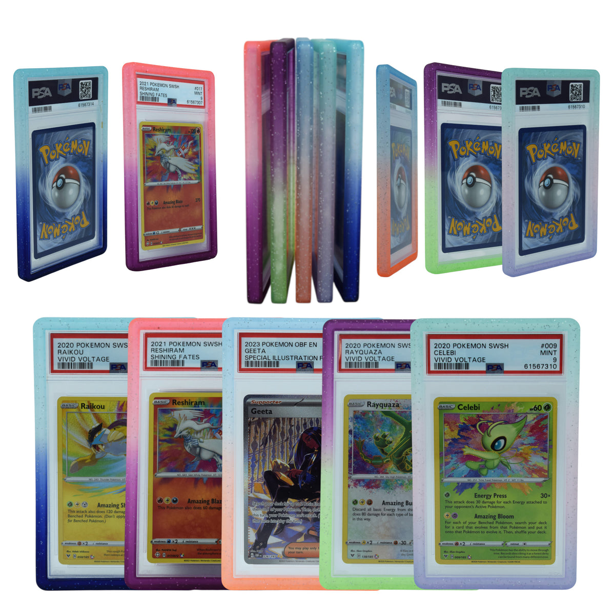 5pk Gradient PSA Slab Guards for Standard Graded PSA Slabs