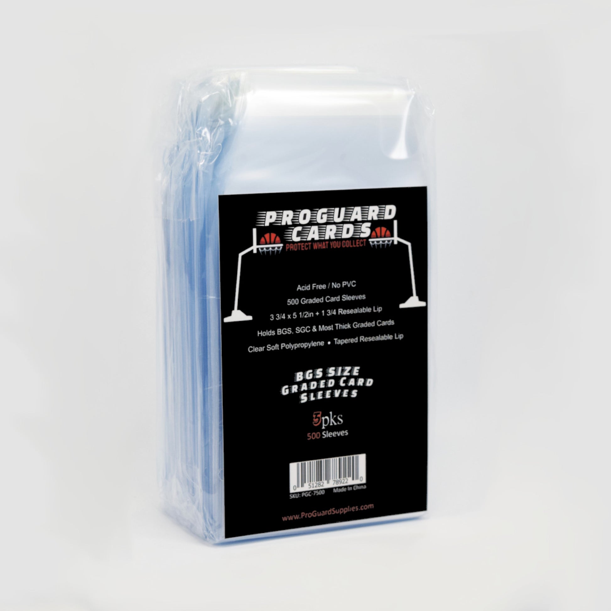 BGS Graded Card Sleeves | Fits BGS & SGC Standard Slabs PROGUARD CARDS BGS Graded Card Sleeves | Fits BGS & SGC Standard Slabs PROGUARD CARDS
