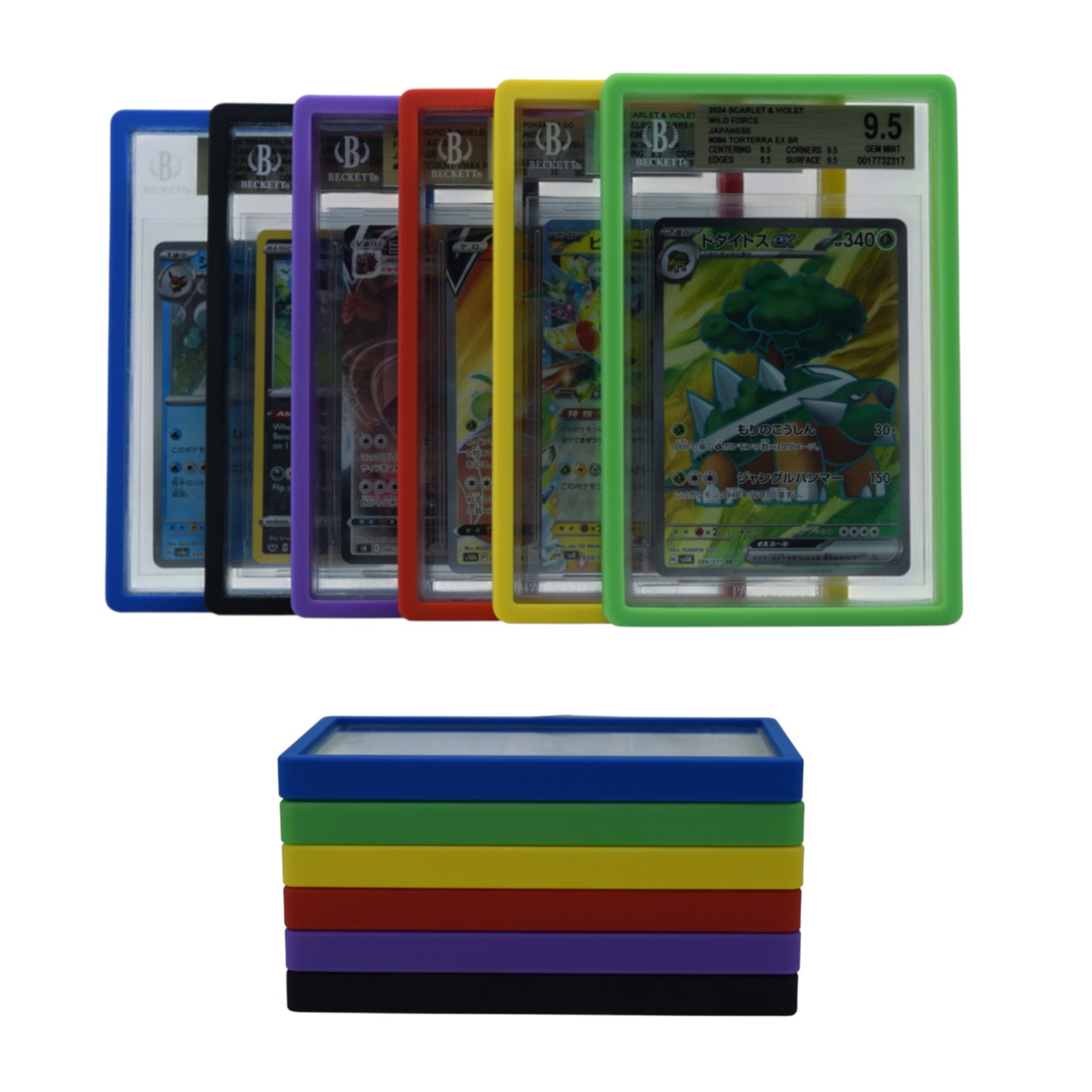 BGS Slab Guard for Standard Graded BGS Slabs 7 Color Options or MultiColor - Exact Fit, Matte Finish