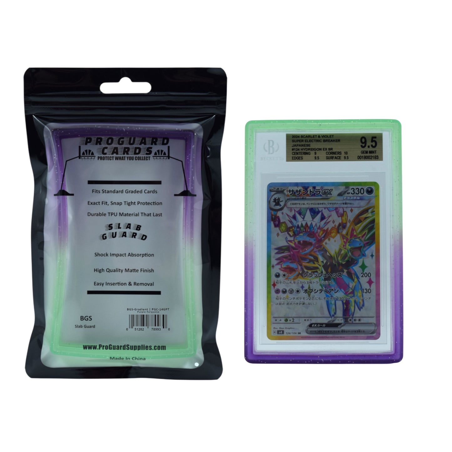 BGS Slab Guard for Standard Graded BGS Slabs 7 Color Options or MultiColor - Exact Fit, Matte Finish