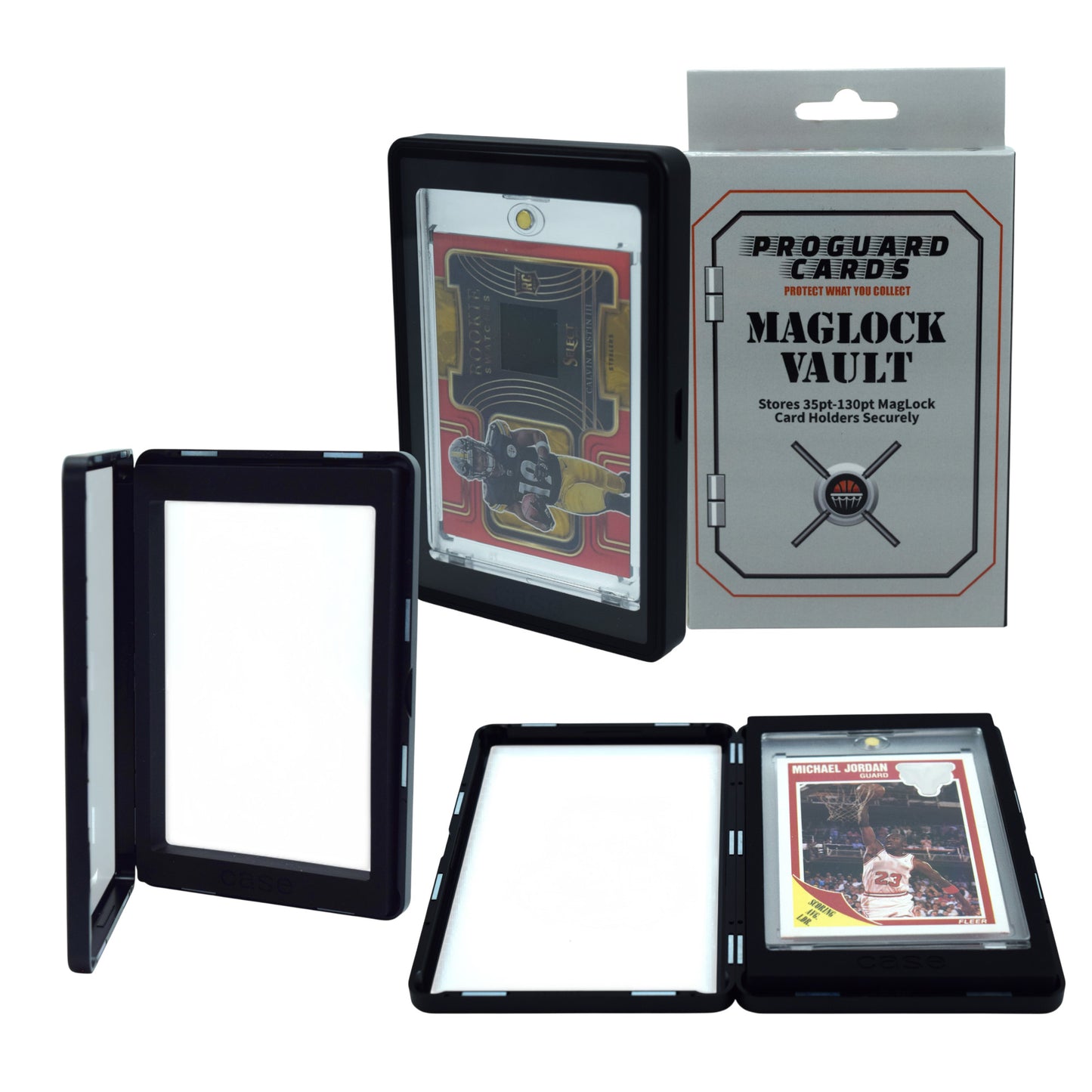 MagLock Vault Stores 35pt - 130pt Mags Securely - Protective Case with 11 Color Choices
