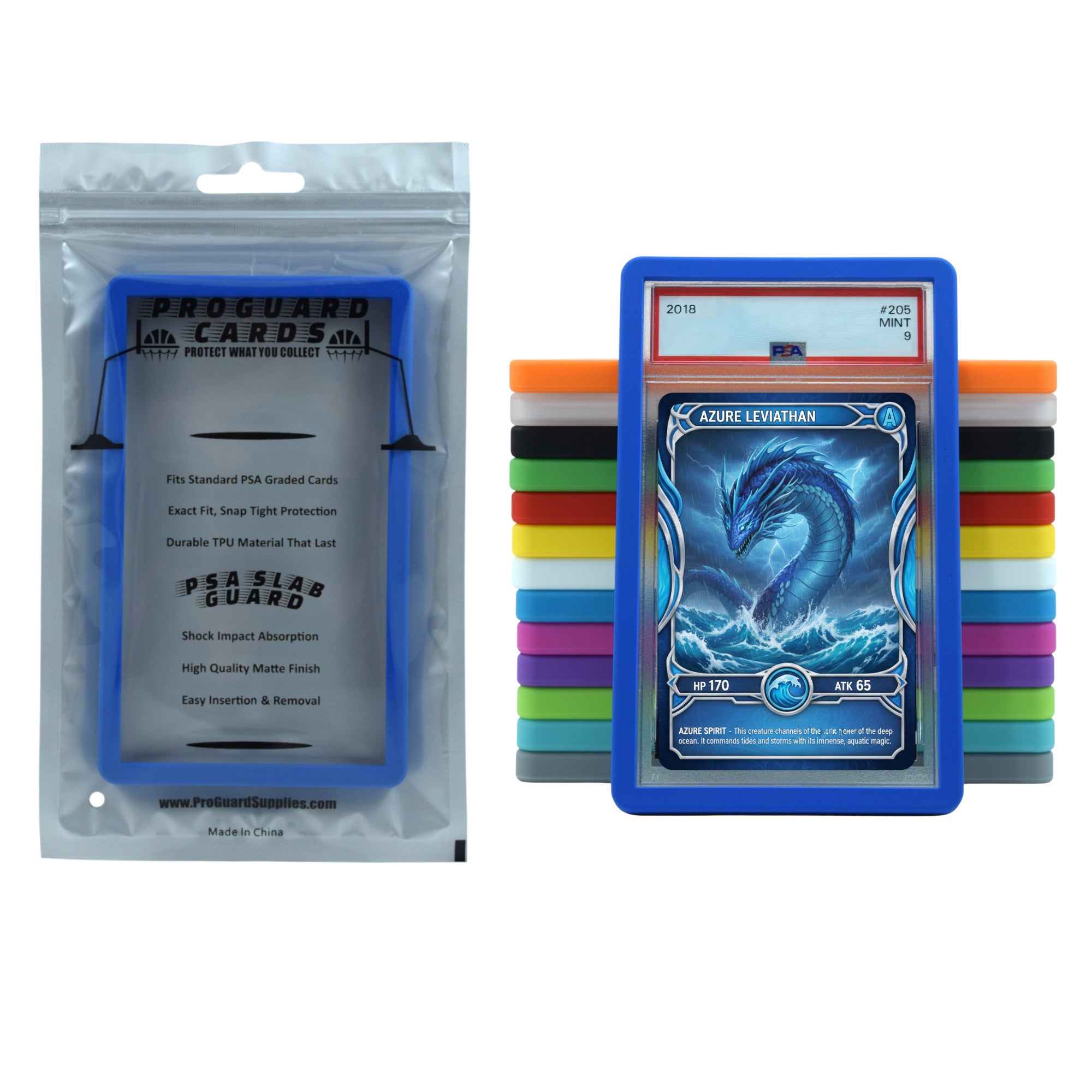 PSA Slab Guard for Standard Graded PSA Slabs 14 Colors - Exact Fit