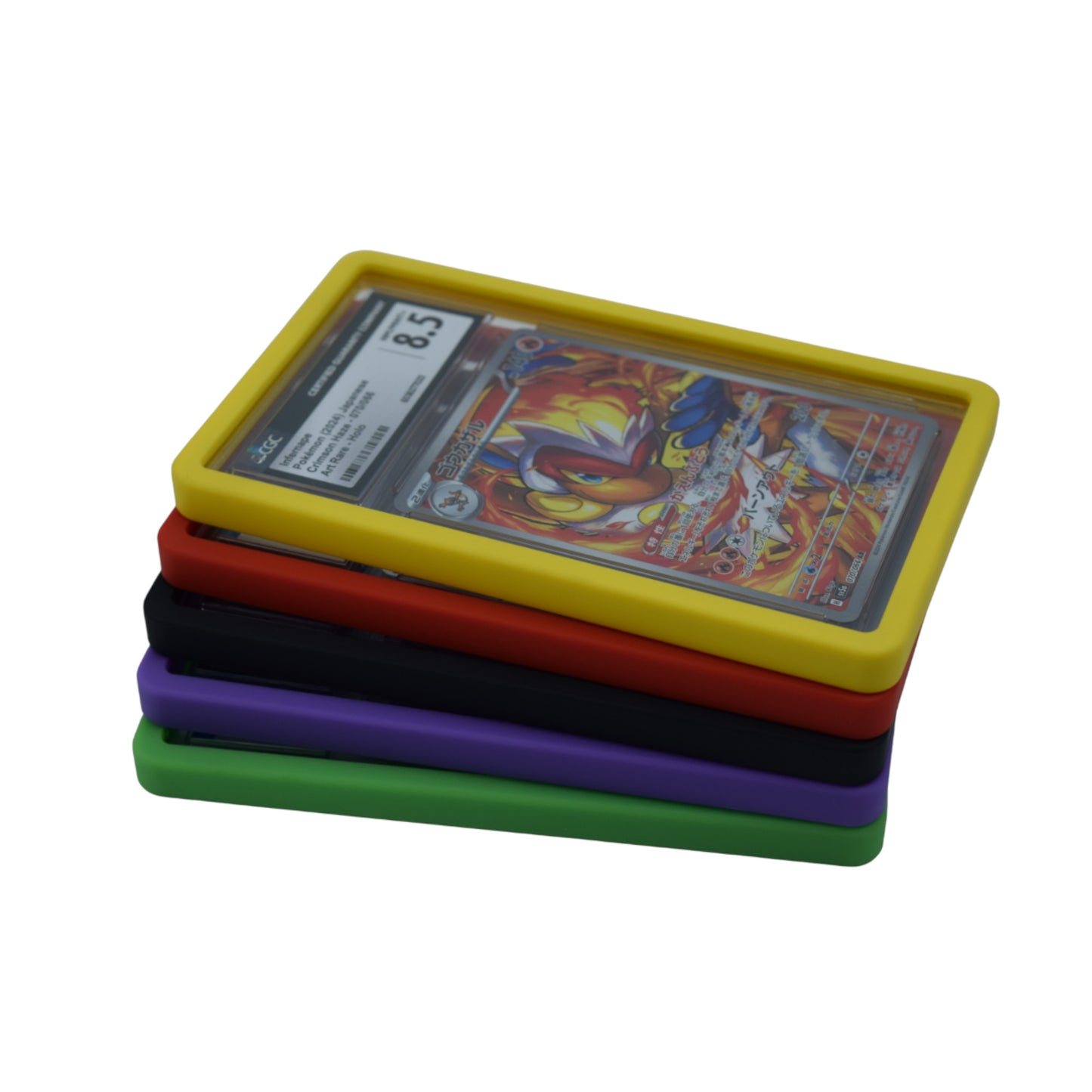 CGC Slab Guard for Standard Graded CGC Slabs 5 Color Options or Multicolor - Exact Fit, Matte Finish