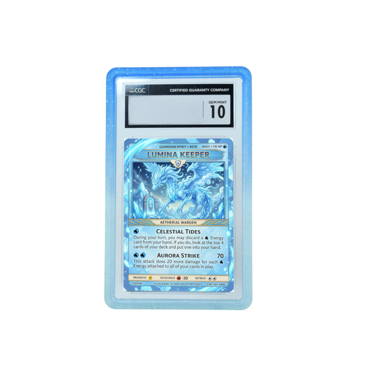 Gradient CGC Slab Guards for Standard Graded CGC Slabs 7 Color Options or Multicolor