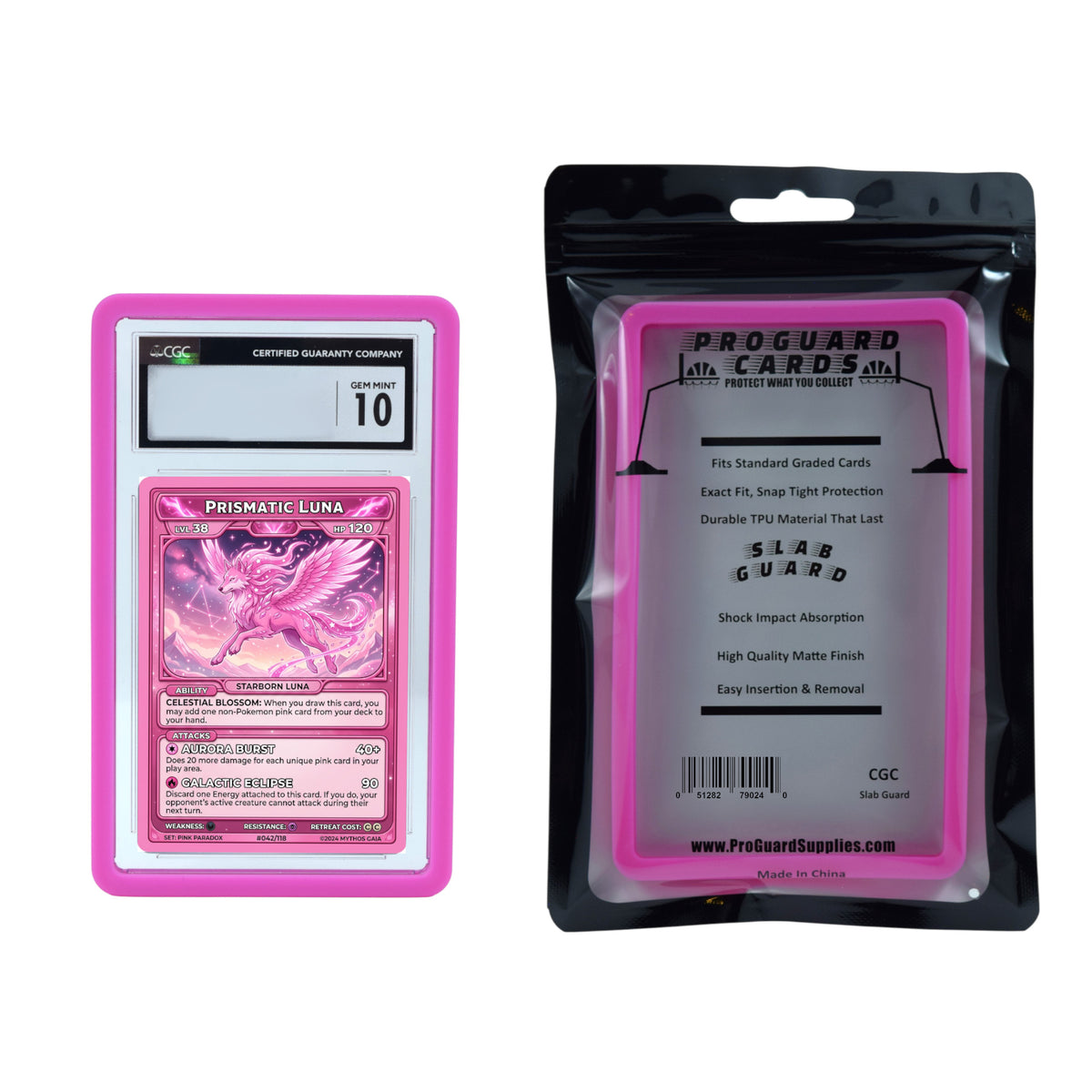 CGC Slab Guard for Standard Graded CGC Slabs 9 Color Options or Multicolor