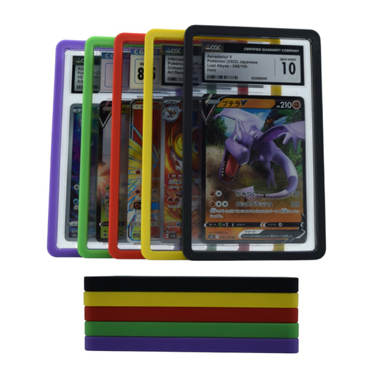 CGC Slab Guard for Standard Graded CGC Slabs 5 Color Options or Multicolor - Exact Fit, Matte Finish