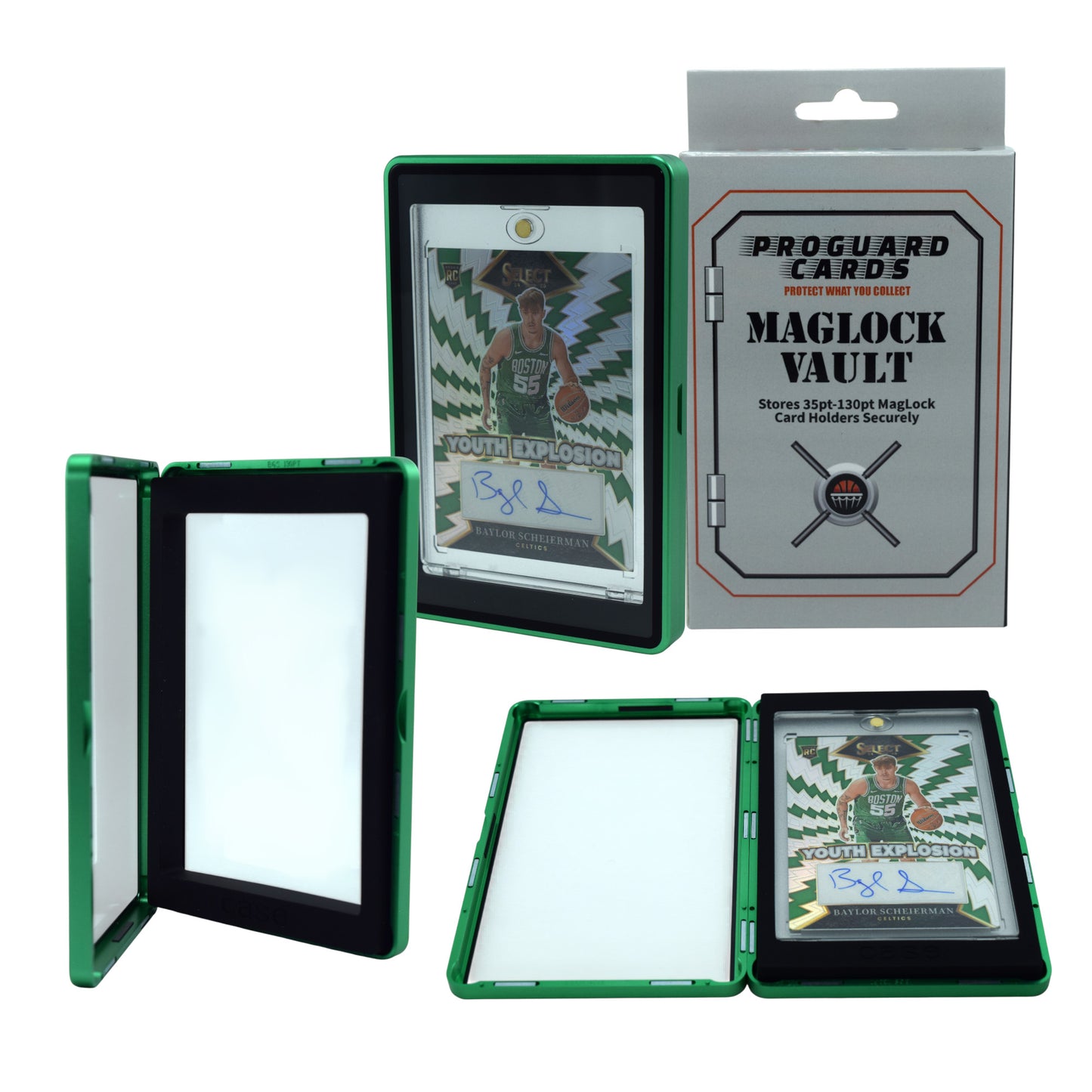 MagLock Vault Stores 35pt - 130pt Mags Securely - Protective Case with 11 Color Choices