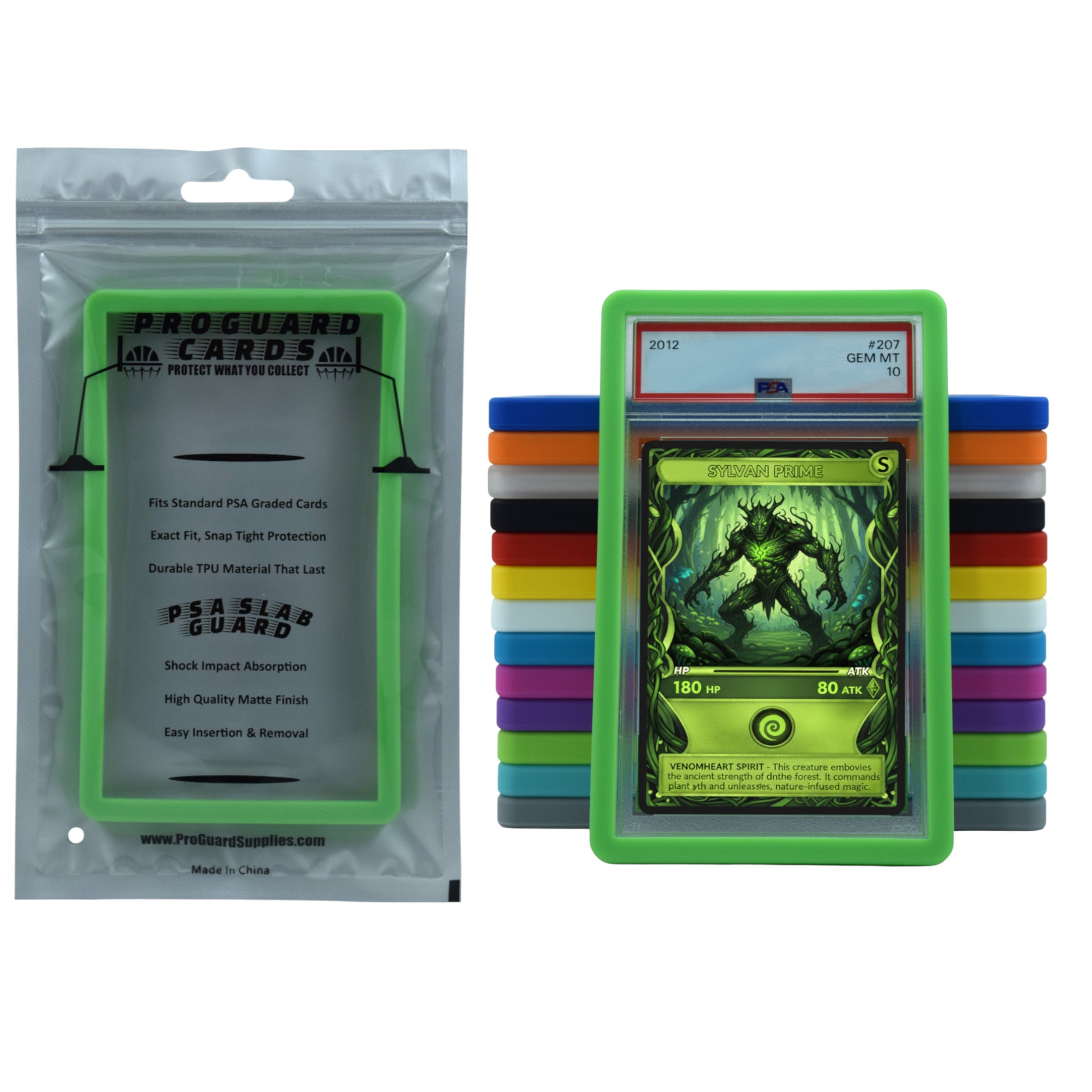 PSA Slab Guard for Standard Graded PSA Slabs 14 Colors - Exact Fit, Ma PROGUARD CARDS PSA Slab Guard for Standard Graded PSA Slabs 14 Colors - Exact Fit, Ma PROGUARD CARDS