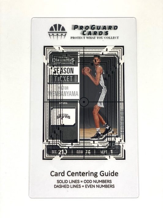 Grading Tool - Centering Tool Kit for Grading Sports Cards & Trading Cards Measuring 2.5x3.5in