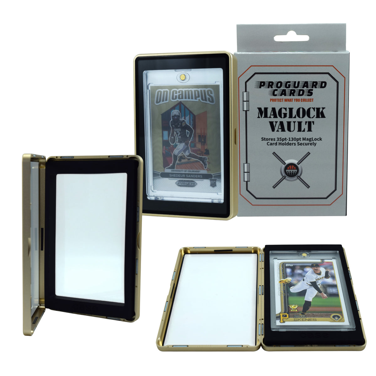 MagLock Vault Stores 35pt - 130pt Mags Securely - Protective Case with 11 Color Choices