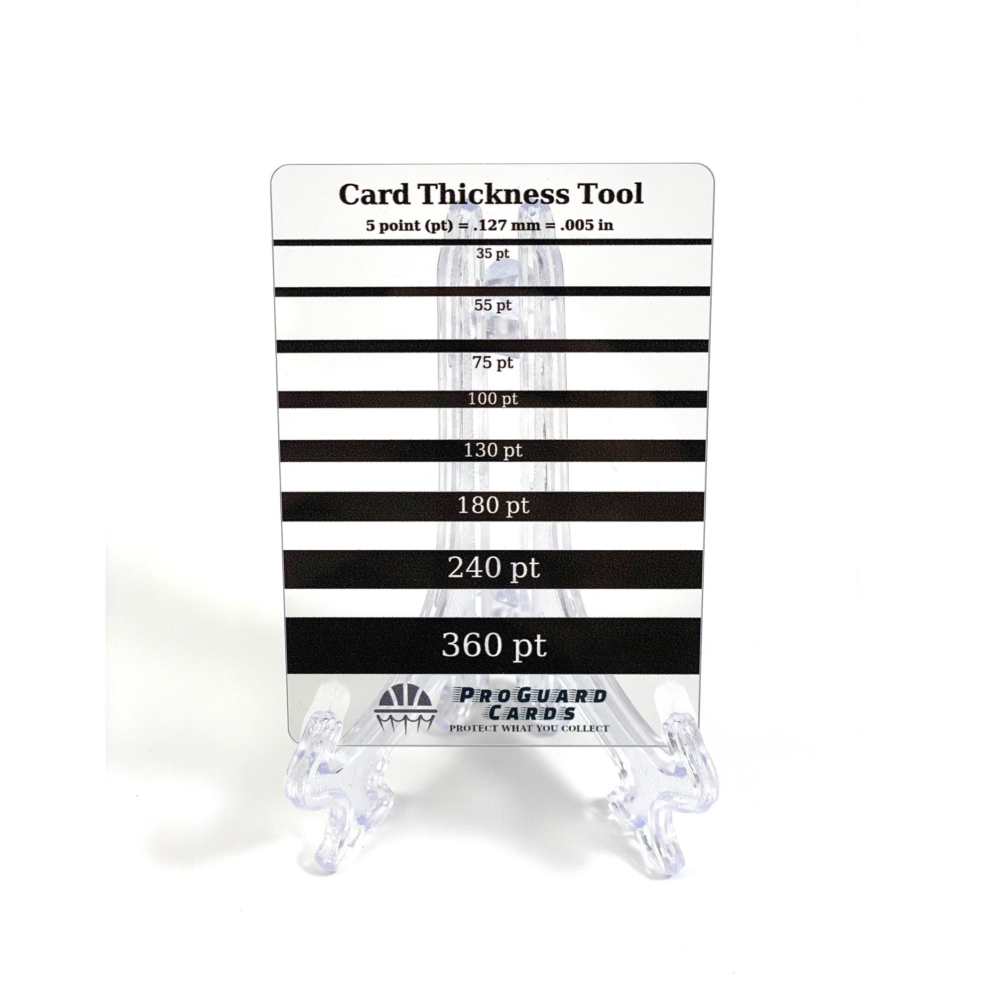 Card Thickness Tool - Gauge Tool for Trading & Sports Card Point Guide ...