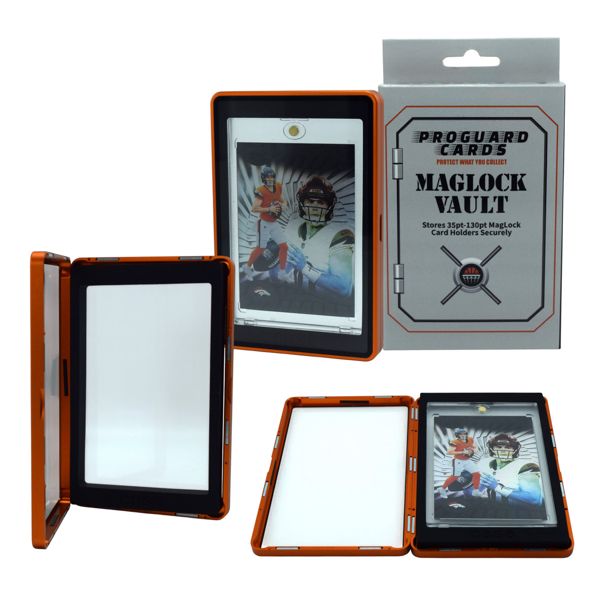 MagLock Vault Stores 35pt - 130pt Mags Securely - Protective Case with 11 Color Choices