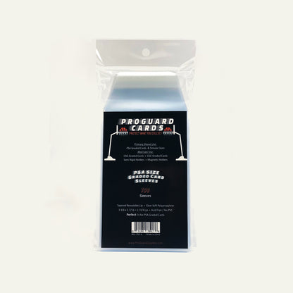 PSA Graded Card Sleeves Perfect Snug Fit for PSA Slabs & More Resealab PROGUARD CARDS PSA Graded Card Sleeves Perfect Snug Fit for PSA Slabs & More Resealab PROGUARD CARDS