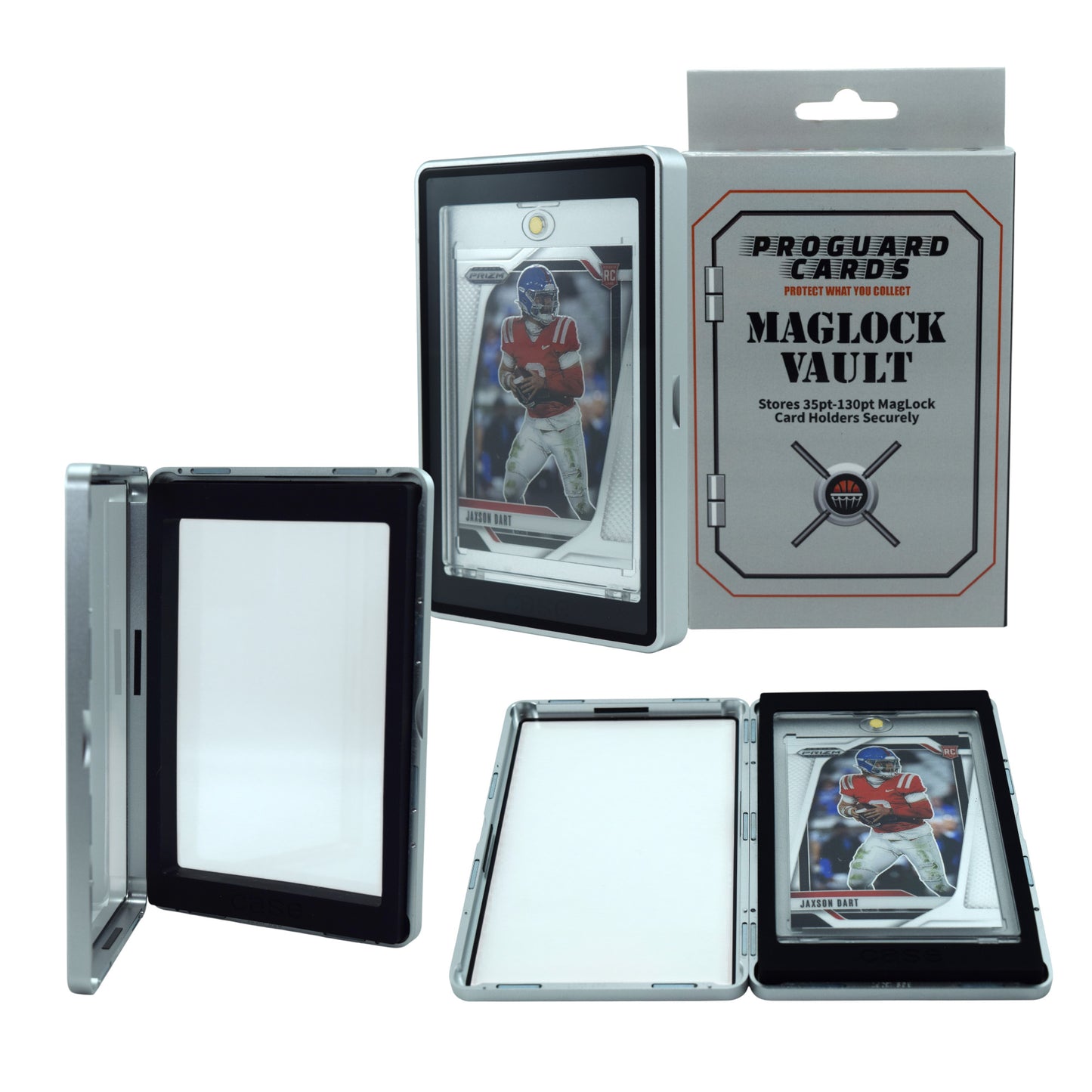 MagLock Vault Stores 35pt - 130pt Mags Securely - Protective Case with 11 Color Choices