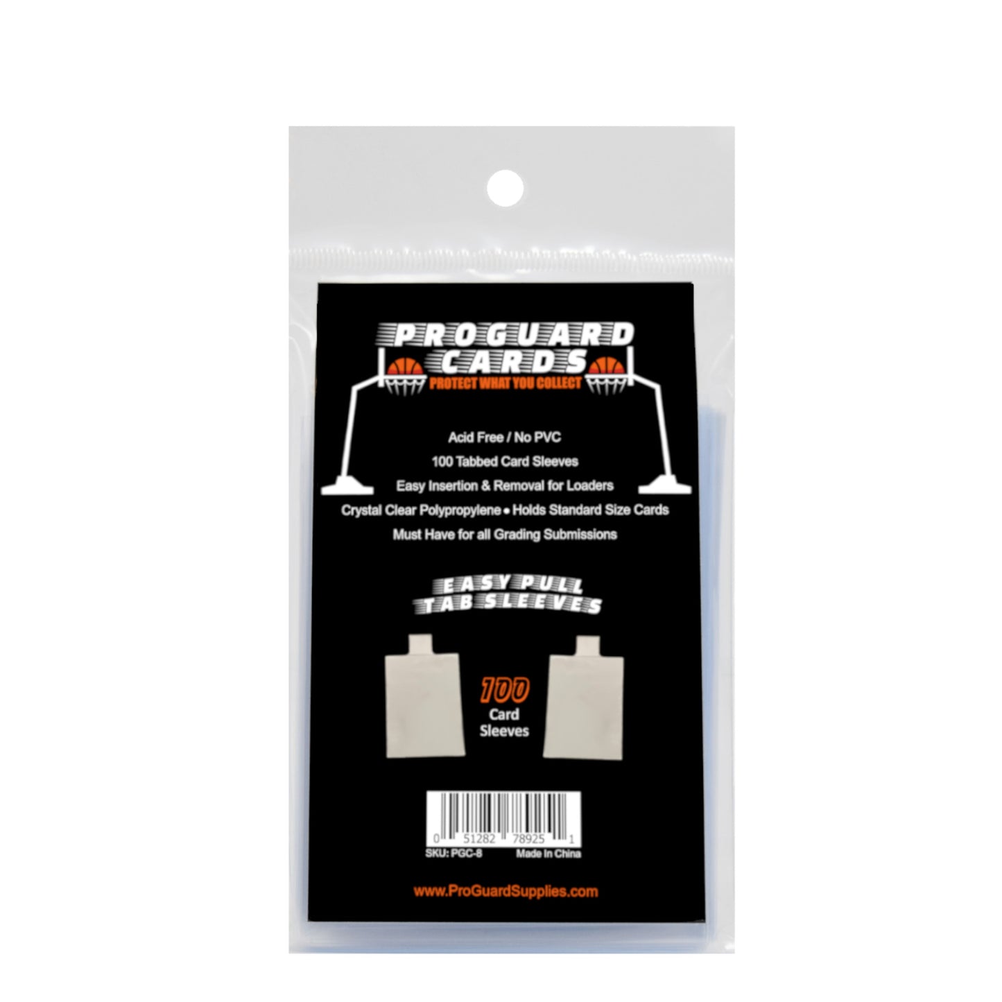 Easy Pull Tabbed Card Sleeves for Top Loaders & Semi Rigid Holders