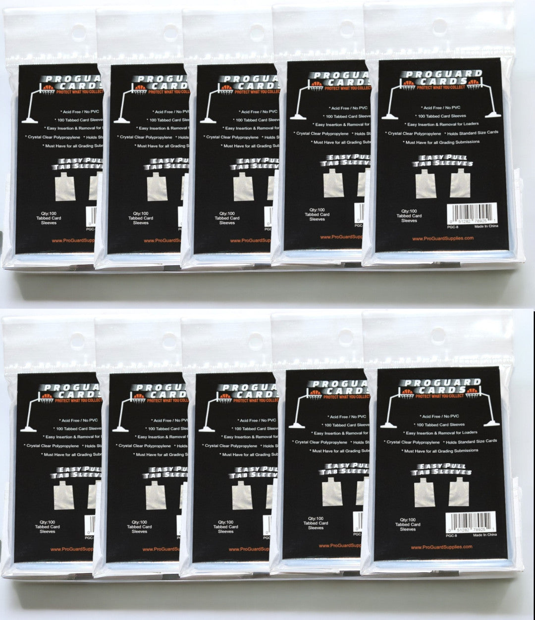 Easy Pull Tabbed Card Sleeves for Top Loaders & Semi Rigid Holders PROGUARD CARDS Easy Pull Tabbed Card Sleeves for Top Loaders & Semi Rigid Holders PROGUARD CARDS