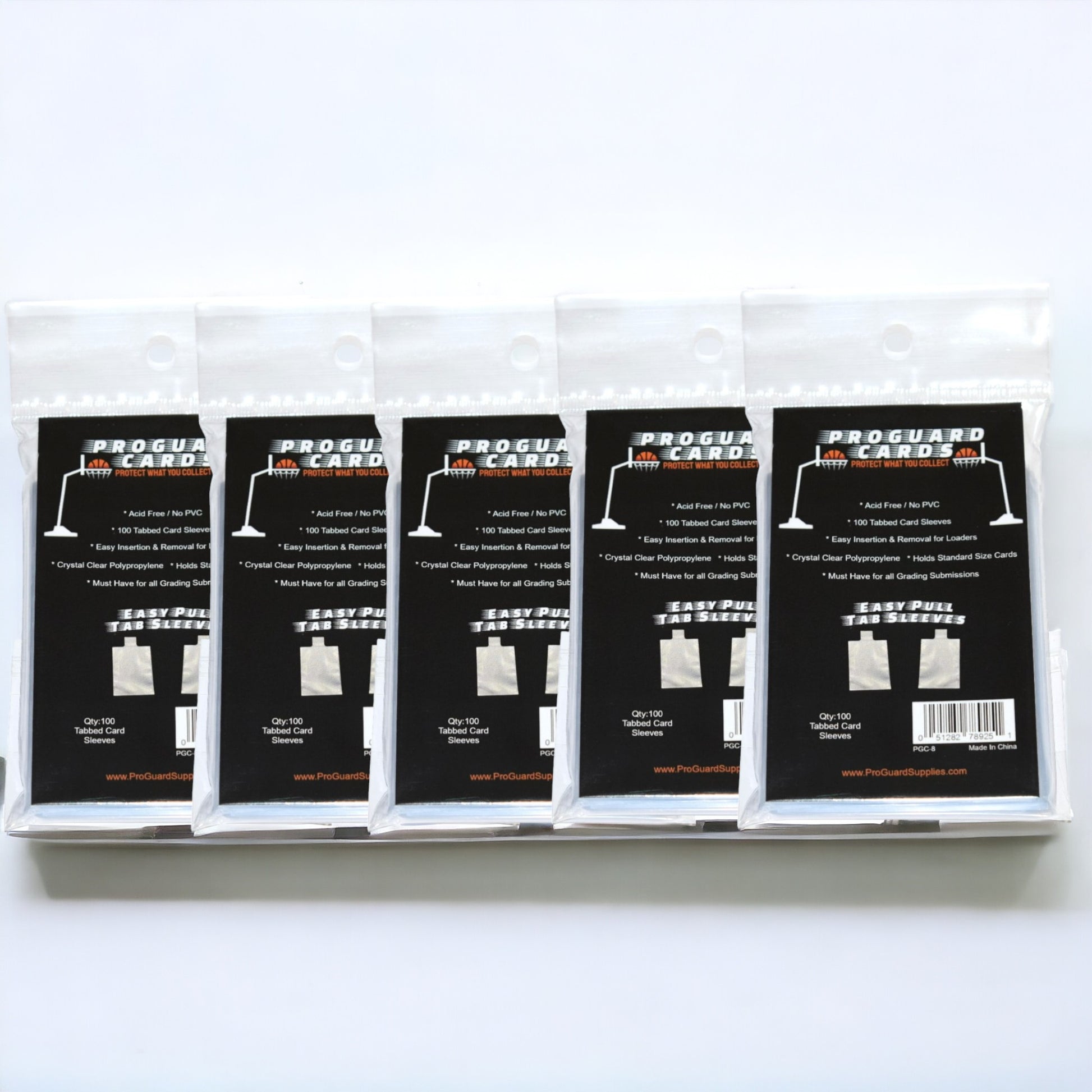 Easy Pull Tabbed Card Sleeves for Top Loaders & Semi Rigid Holders PROGUARD CARDS Easy Pull Tabbed Card Sleeves for Top Loaders & Semi Rigid Holders PROGUARD CARDS