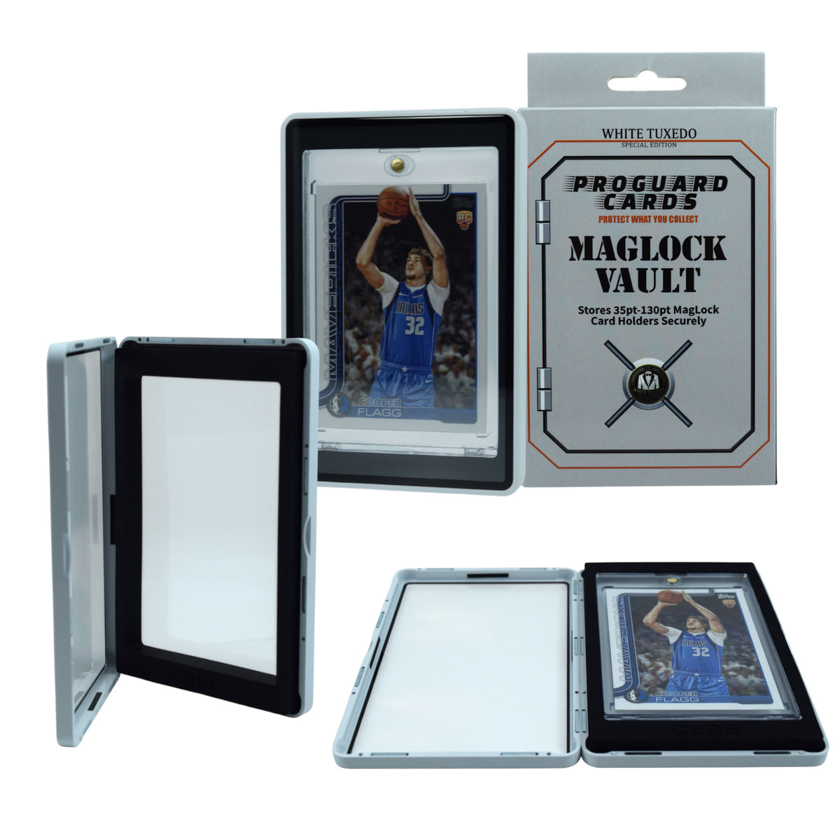 MagLock Vault Stores 35pt - 130pt Mags Securely - Protective Case with 11 Color Choices