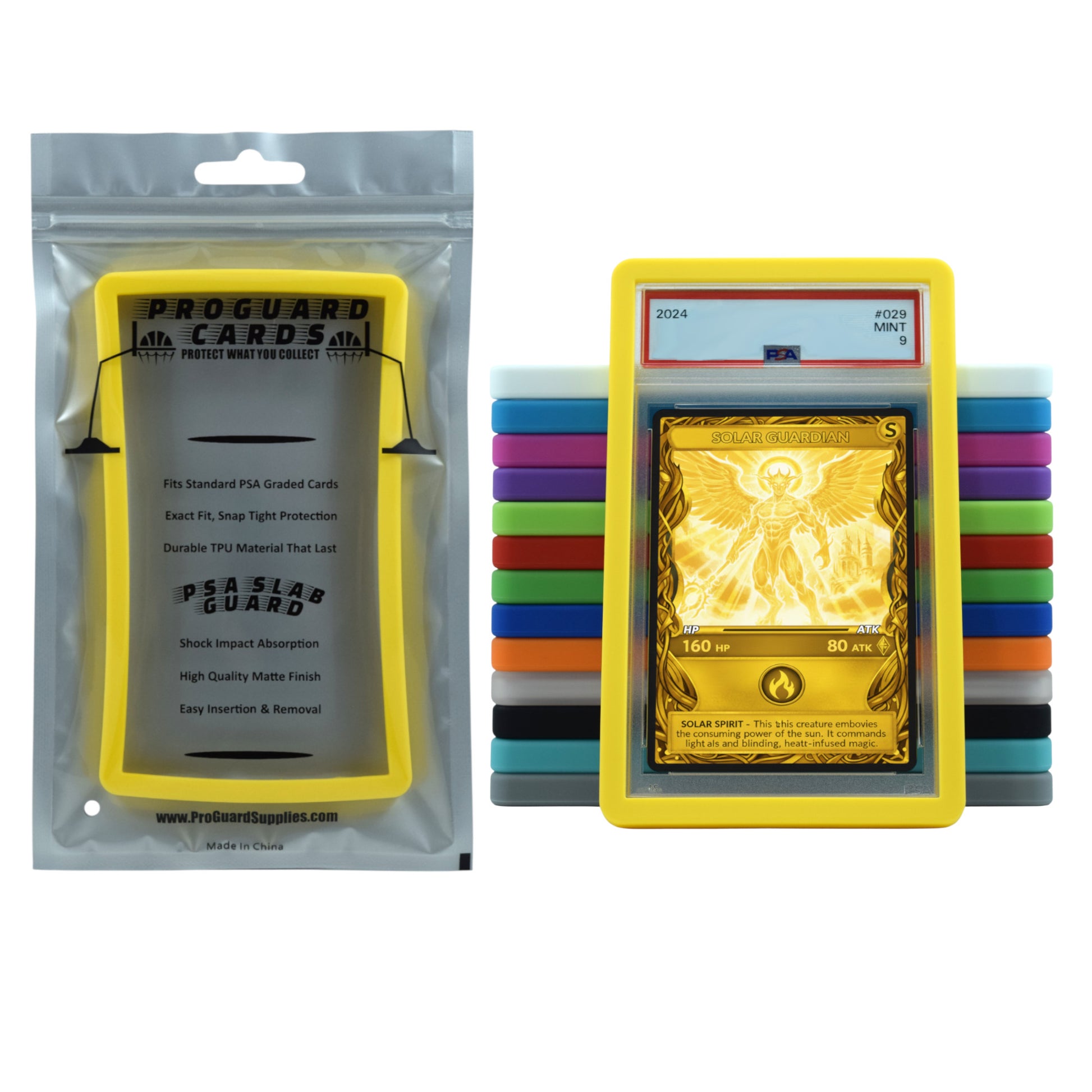 PSA Slab Guard for Standard Graded PSA Slabs 14 Colors - Exact Fit, Ma PROGUARD CARDS PSA Slab Guard for Standard Graded PSA Slabs 14 Colors - Exact Fit, Ma PROGUARD CARDS