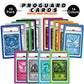 10pk PSA Slab Guards for Standard Graded PSA Slabs 14 Color Options - Exact Fit, Matte Finish